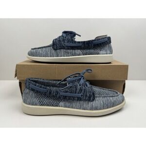 Sperry Navy Oasis Dock Knit Loafer Boat Shoes Women's Size 6 Navy STS83659